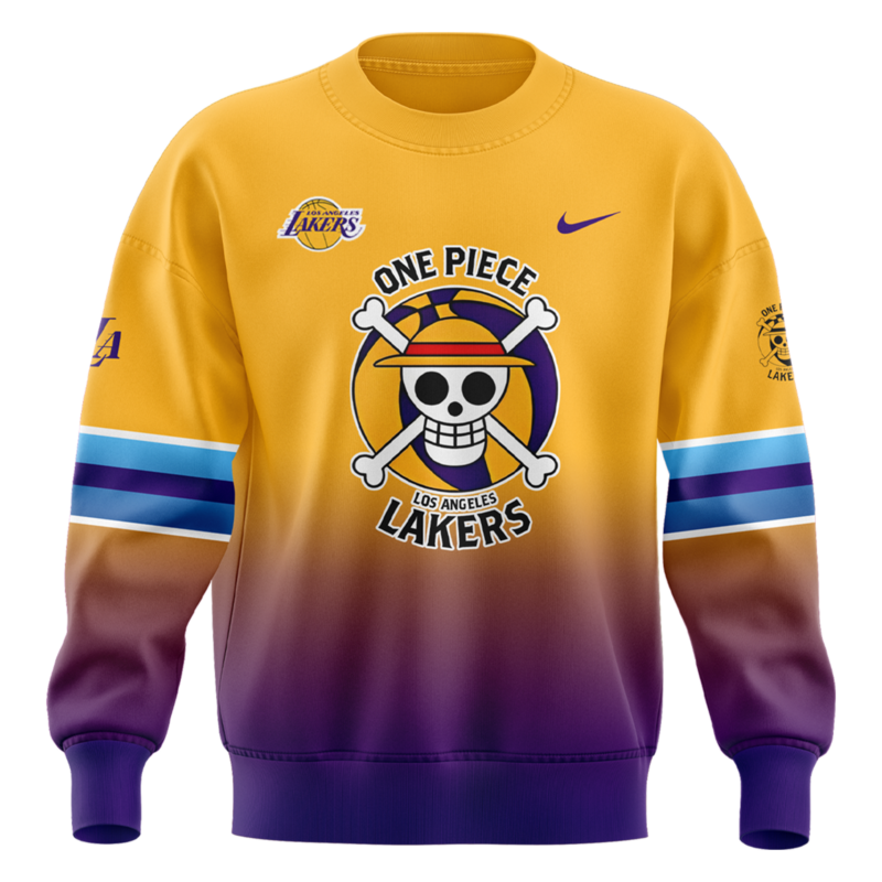 Limited_Los Angeles Lakers “One Piece Night” Sweatshirt - Image 2