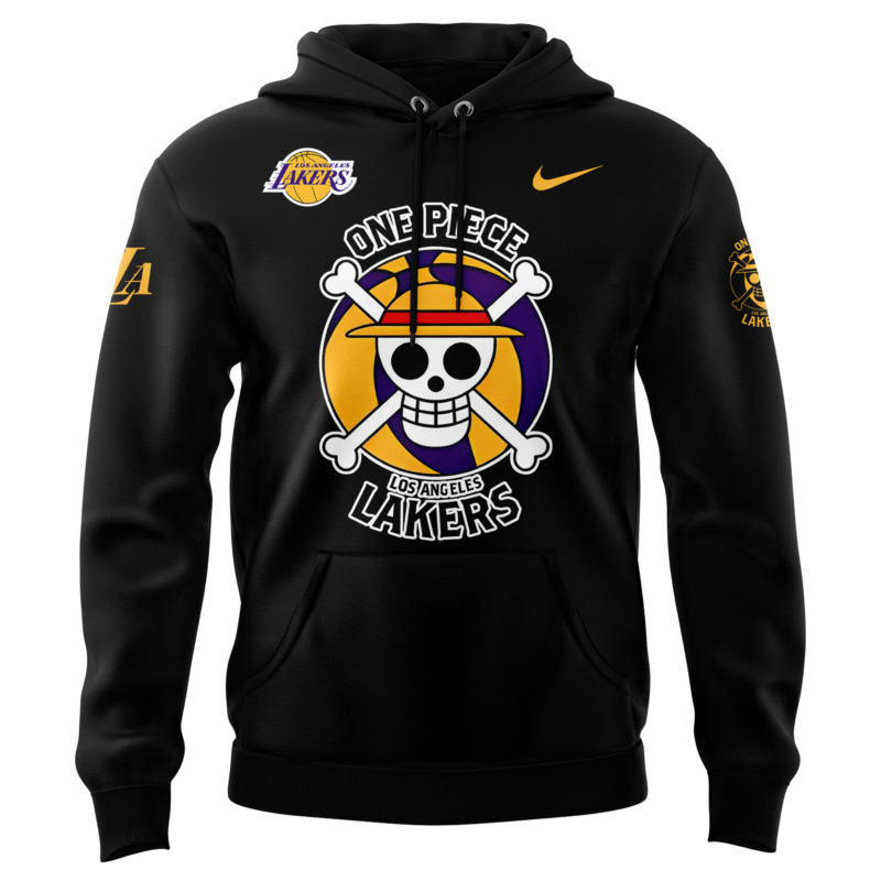 Limited Los Angeles Lakers x One Piece Hoodie V2 - Image 2