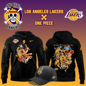 Monkey D. Luffy One Piece the Straw Hat Pirates are joining the Lakers Hoodie