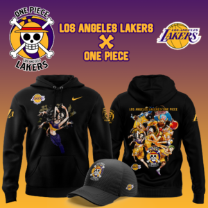 Los Angeles Lakers x NICO ROBIN One Piece the Straw Hat Pirates Hoodie