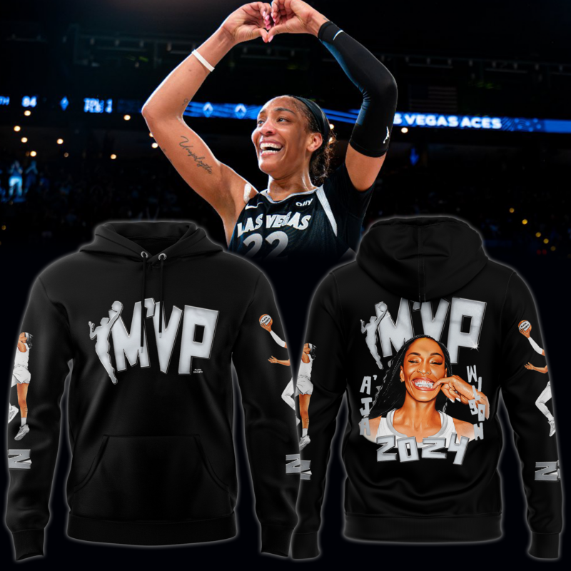 Las Vegas Aces x A’ja Wilson MVP 2024 Hoodie