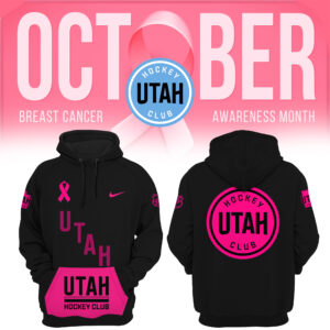 Women’s Nike Utah Hockey Club 2024 NHL Breast Cancer Awareness Month Pullover Hoodie