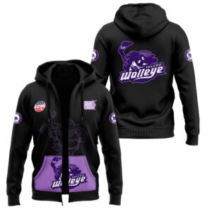 Toledo Walleye x Hockey Fight Cancer Night 2024 Hoodie