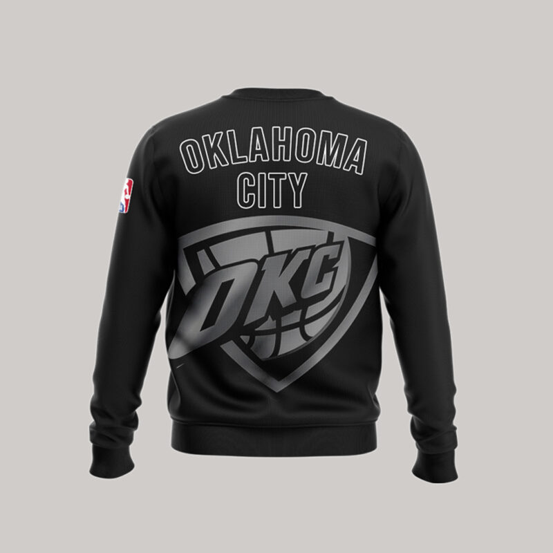 Special new_Black Oklahoma City Thunder T-Shirt - Image 5