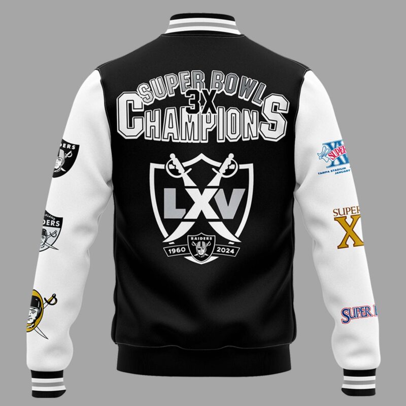 3X Super Bowl Champions Bomber Jacket - Image 3