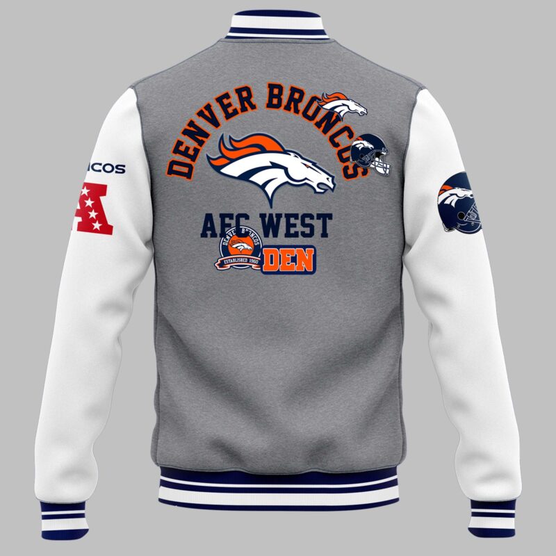 Men’s Pro Denver Broncos 2024 'Broncos Country' Letterman Exclusive Limited Bomber Jacket - Image 3