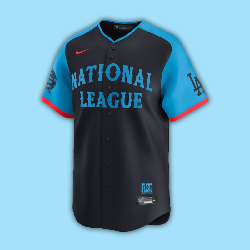National League Teoscar Hernández Nike Navy 2024 MLB All Star Game Limited Player Jersey - Image 3