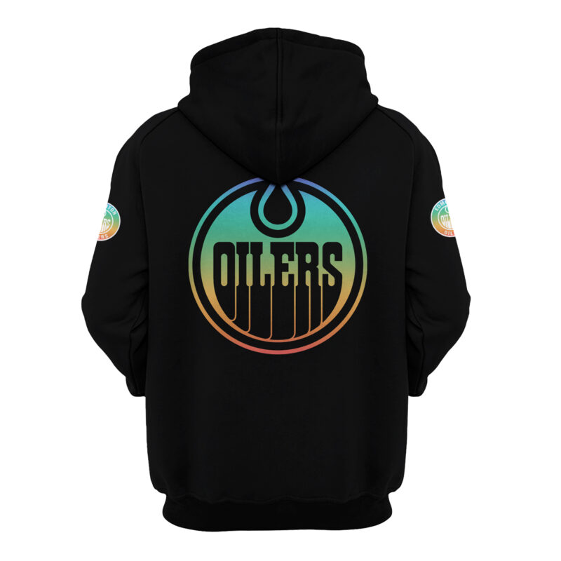 Women's Edmonton Oilers 2024 NHL Health on Autism Awareness Month Hoodie - Image 3