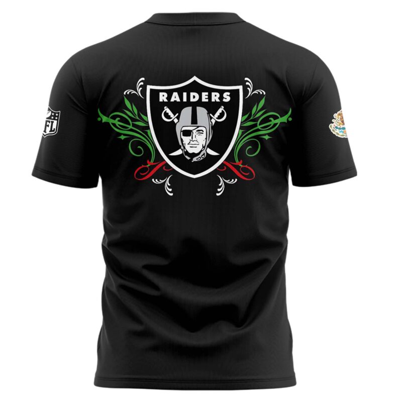 2024 Las Vegas Raiders Mexico?s Independence Day Shirt - Image 4