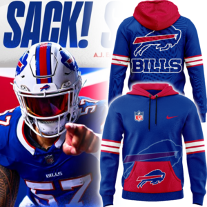 Men’s Nike Blue Buffalo Bills Alternate Helmet Pullover 2024 Hoodie