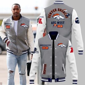Men’s Pro Denver Broncos 2024 'Broncos Country' Letterman Exclusive Limited Bomber Jacket