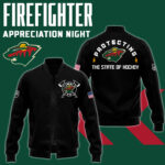 Minnesota Wild x 2024 Firefighter Appreciation Night Premium Limited Jacket (Black)