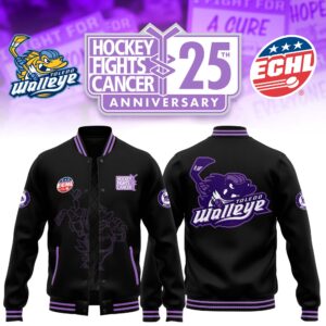 Toledo Walleye x Hockey Fight Cancer 2024 Hoodie