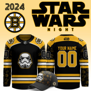 2024 Boston Bruins x Star Wars Night Personalized Jersey