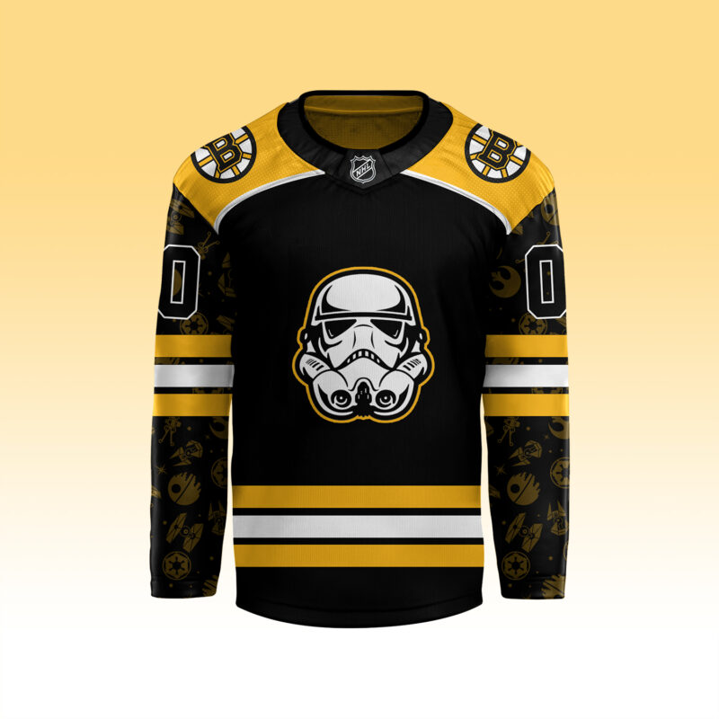 2024 Boston Bruins x Star Wars Night Personalized Jersey - Image 2