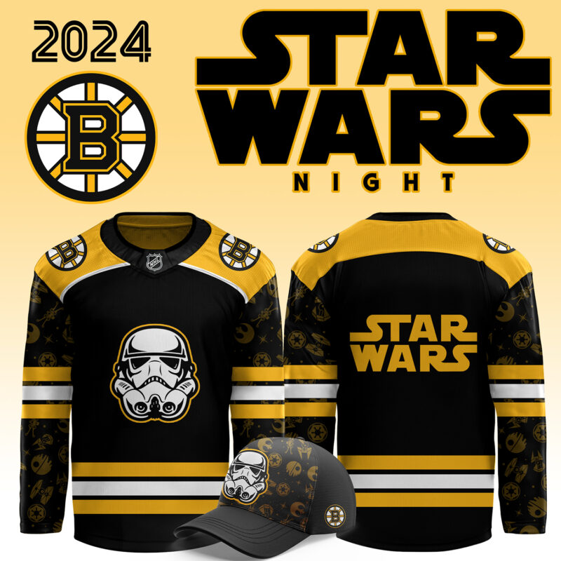 2024 Boston Bruins x Star Wars Night Jersey