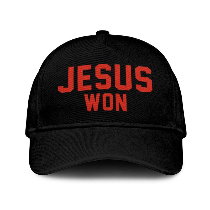 Limited Edition JESUS WON Black TShirt 2024 - Image 6