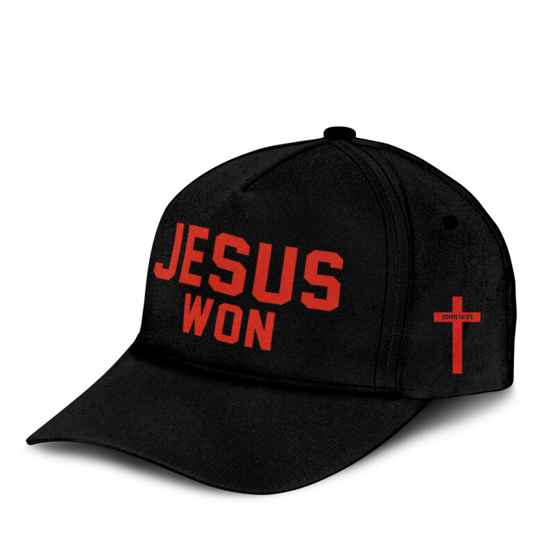 Limited Edition JESUS WON Black TShirt 2024 - Image 7