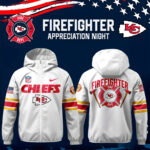 Kansas City Chiefs x 2024 Firefighter Appreciation Night Premium Limited Pullover Wind Jacket