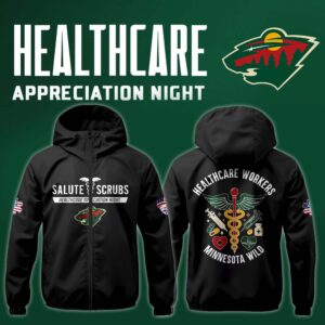 Minnesota Wild x 2025 Healthcare Appreciation Night Premium Limited Pullover Wind Jacket