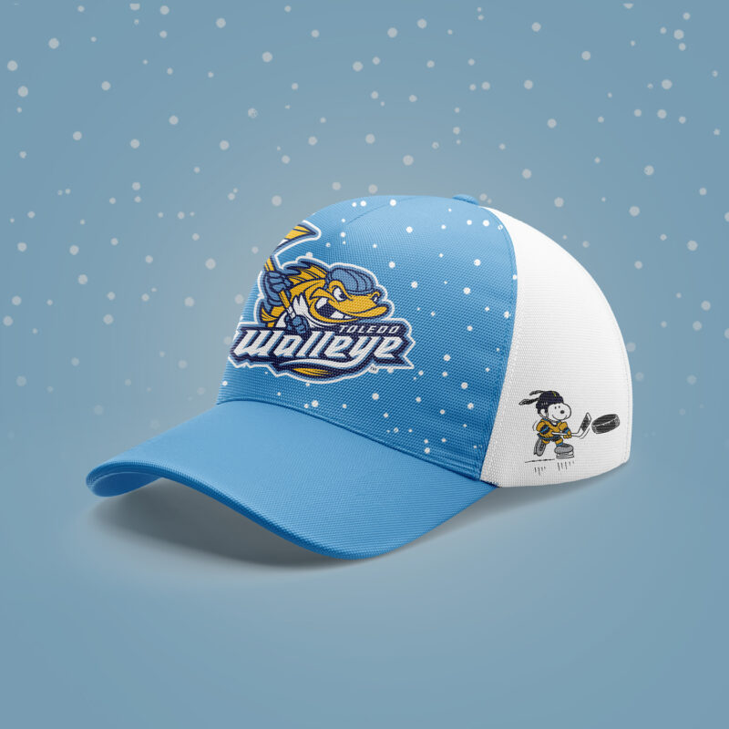 Toledo Walleye x Peanuts Night Limited Edition Hoodie - Image 4