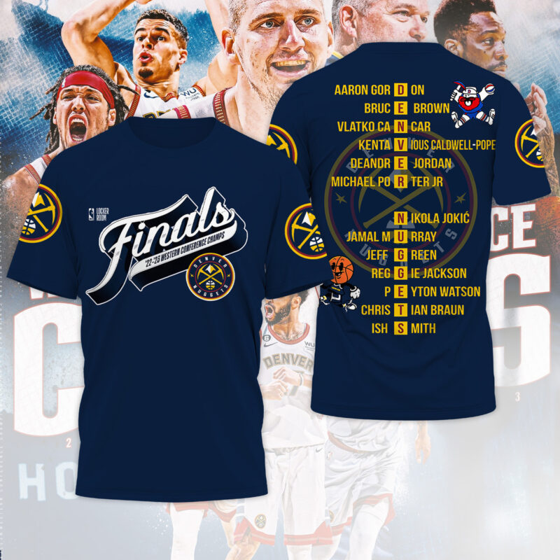 Denver Nuggets Western Conference Champions Shirt - Image 12