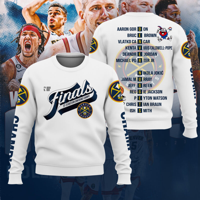 Denver Nuggets Western Conference Champions Shirt - Image 2