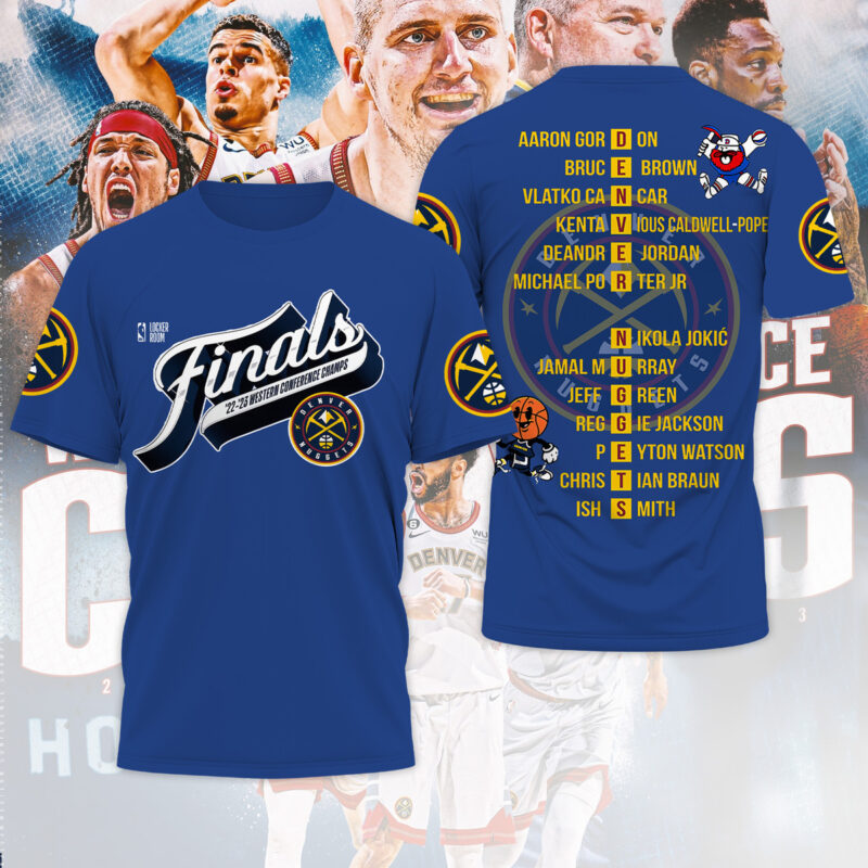 Denver Nuggets Western Conference Champions Shirt - Image 13