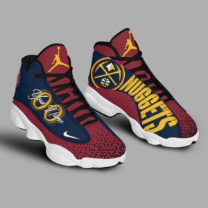Denver Nuggets NBA Custom Sneakers AJ13