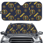 DENVER NUGGETS NBA CAR WINDSHIELD SUN SHADE UNIVERSAL FIT SUNSHADE