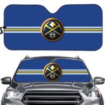 DENVER NUGGETS NBA CAR WINDSHIELD SUN SHADE UNIVERSAL FIT SUNSHADE