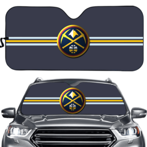 DENVER NUGGETS NBA CAR WINDSHIELD SUN SHADE UNIVERSAL FIT SUNSHADE