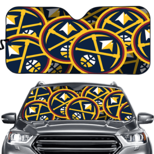 DENVER NUGGETS NBA CAR WINDSHIELD SUN SHADE UNIVERSAL FIT SUNSHADE