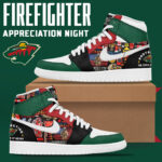 Minnesota Wild x 2024 Firefighter Appreciation Night Premium Limited Shoes