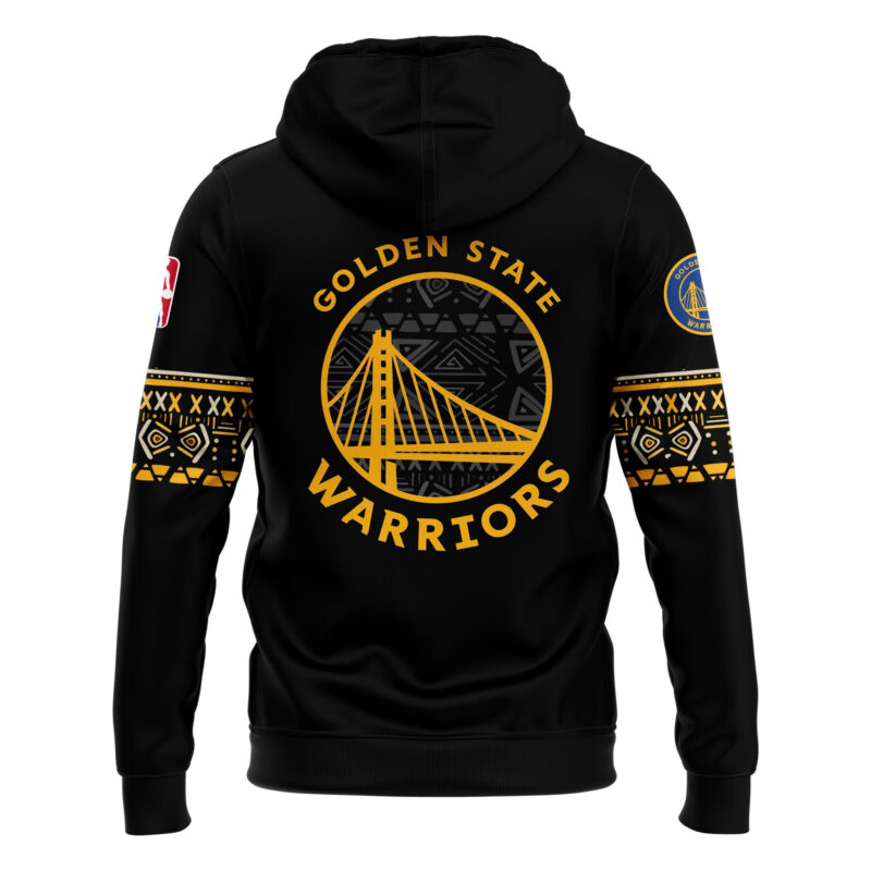 Golden State Warriors x Kwanzaa Holiday 2024 Pullover Hoodie - Image 3