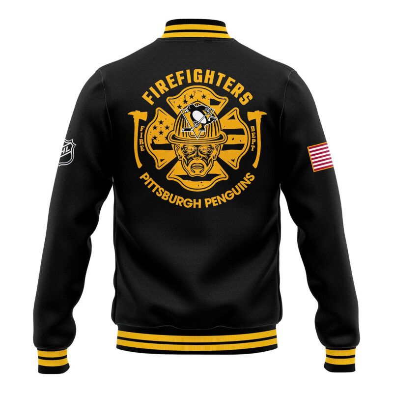 Pittsburgh Penguins x 2024 Firefighter Appreciation Night Premium Limited Jacket - Image 3