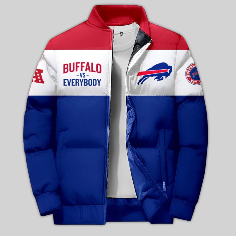 Buffalo Bills 2024 Premium Limited 3D Bomber Down Jacket - Image 4