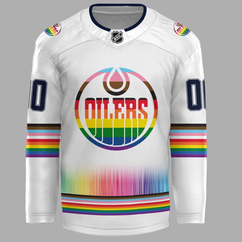 Edmonton Oilers x Pride Community Edition 2024 Jersey - Image 2