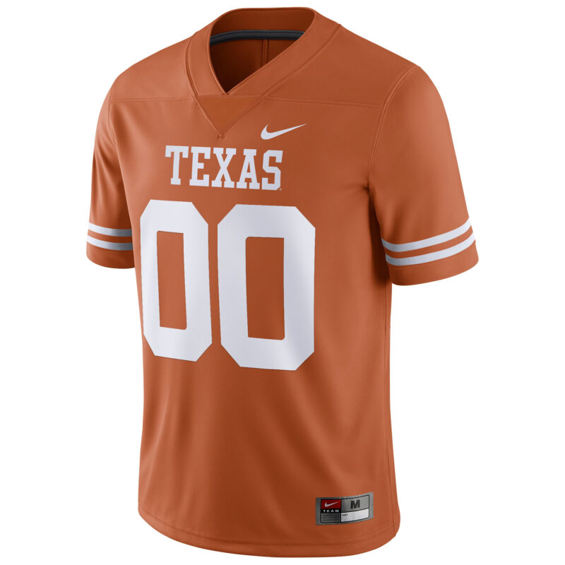 Men's Nike Texas Orange Texas Longhorns Football Custom Game Jersey - Image 3
