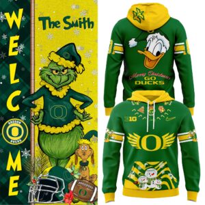 Oregon Ducks Merry Christmas 2024 Hoodie