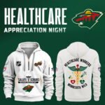 Minnesota Wild x 2025 Healthcare Appreciation Night Premium Limited New Heavy Hoodie (White)
