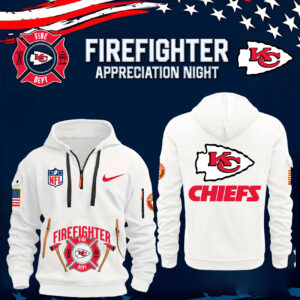 Kansas City Chiefs x 2024 Firefighter Appreciation Night Premium Limited Hoodie