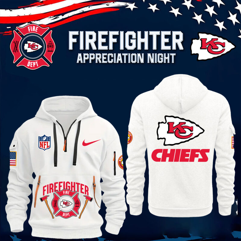 Kansas City Chiefs x 2024 Firefighter Appreciation Night Premium Limited Hoodie