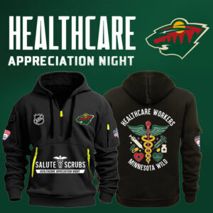 Minnesota Wild x 2025 Healthcare Appreciation Night Premium Limited New Heavy Hoodie