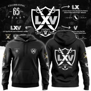 LAS VEGAS RAIDERS 65TH SEASON HOODIE