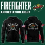 Minnesota Wild x 2024 Firefighter Appreciation Night Premium Limited Hoodie