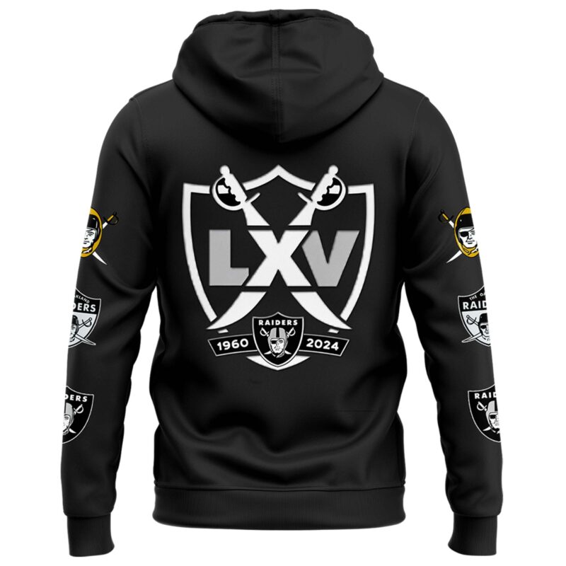 LAS VEGAS RAIDERS 65TH SEASON HOODIE - Image 2