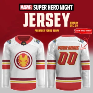 Toledo Walleye x Marvel Super Hero Night 2024 Custom Jersey