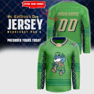 Toledo Walleye x 2024 St. CatTrick's Day New Jersey