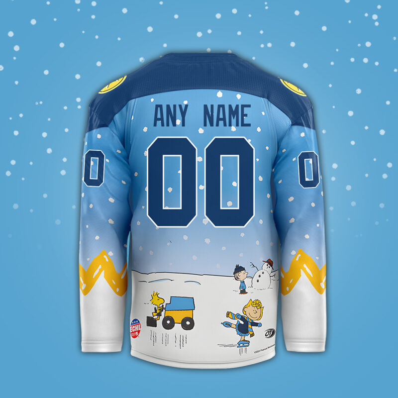 Toledo Walleye x Peanuts Night Limited Edition Custom Jersey - Image 3